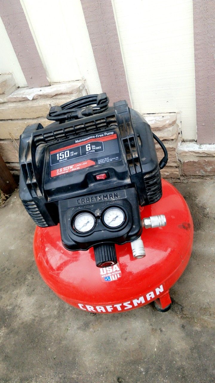 Craftsman air store compressor 6 gallon