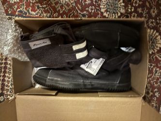 RIKIO Tabi Power Ace HG220 High Guard Black Work Boots Sneakers US 9/JP 27.00 Japan