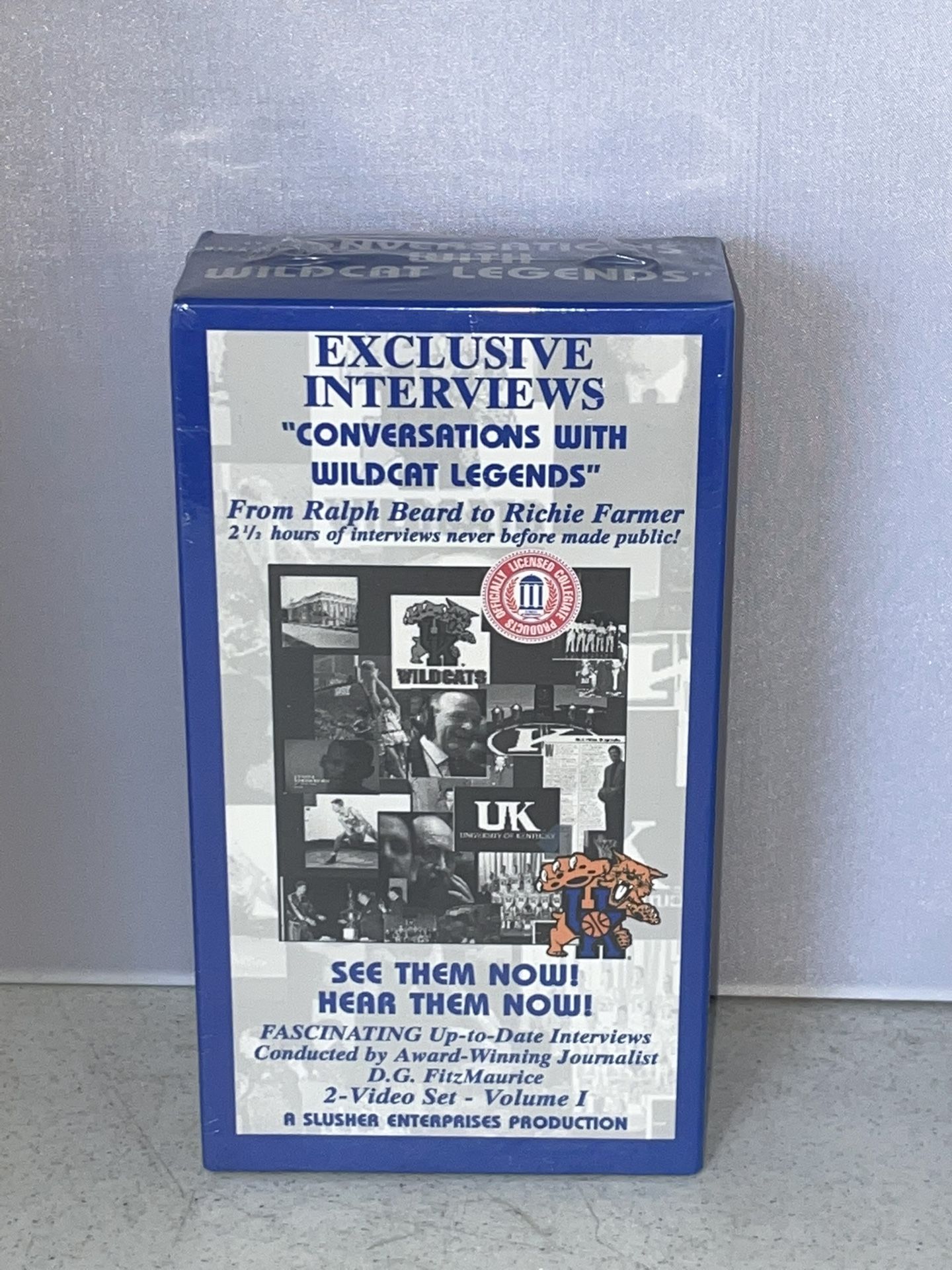 U. OF KENTUCKY BASKETBALL VHS - “Converstions With Wildcat Legends” Box Set Of 2