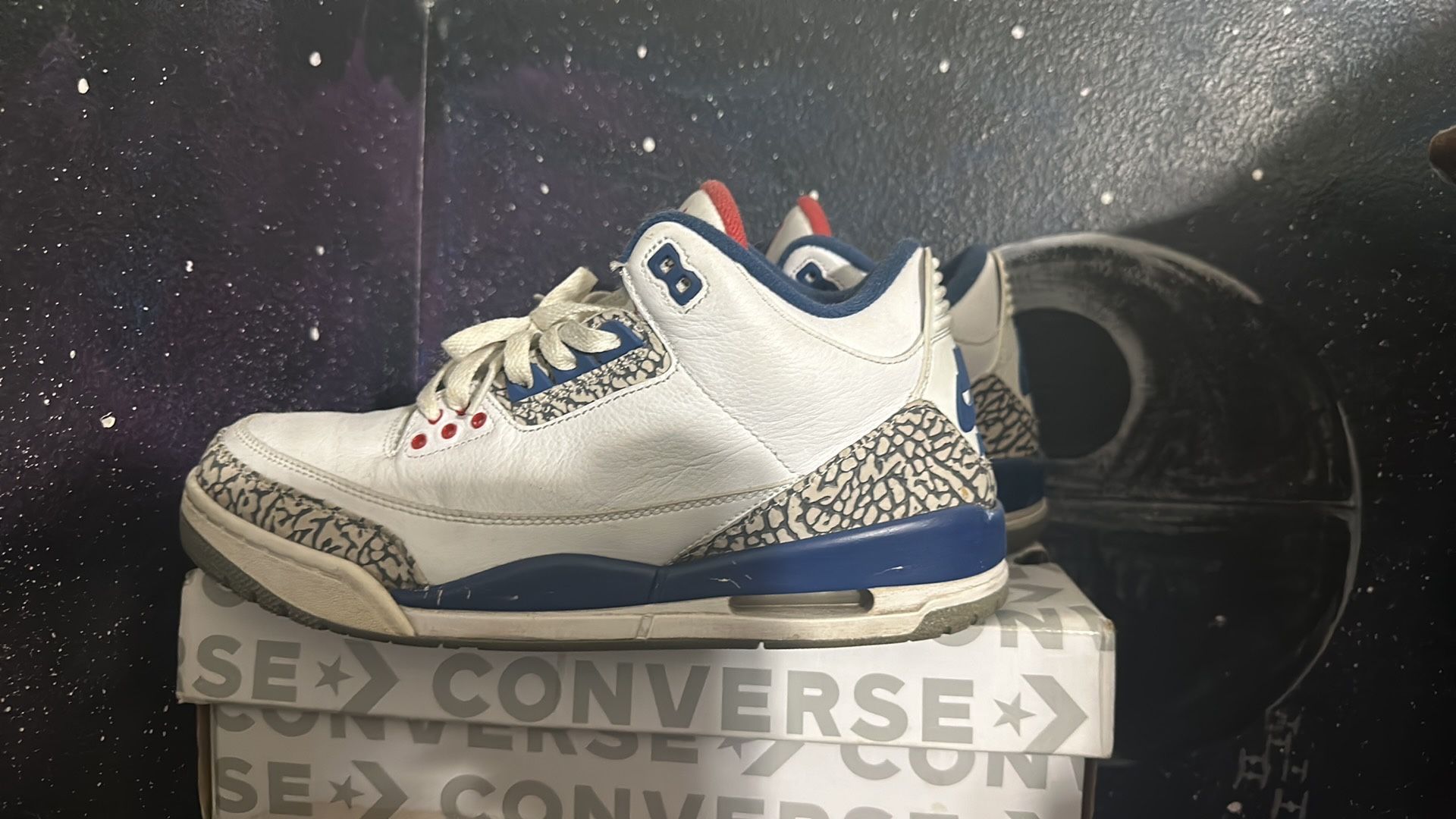 True Blue 3s Size 10