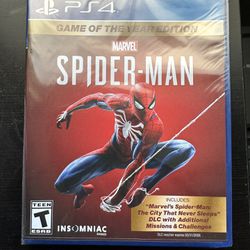 Marvel’s Spider Man: Game of the Year Edition: PS4