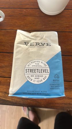 Verve street level coffee whole bean 12 oz
