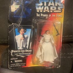 PRINCESS LEIA ORGANA STAR WARS: THE POWER OF THE FORCE ACTION FIGURE 