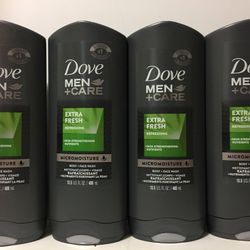 Dove Men Body + Face Wash —Extra Fresh 13.5oz 