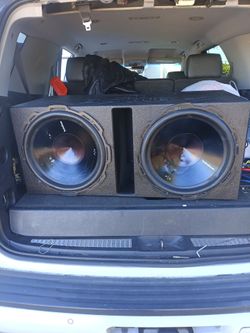 Subwoofers two 15 inch