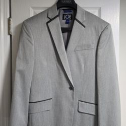 JOE JOSEPH ABBOUD Men's Gray Suit Jacket Only