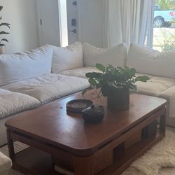 Quality Wooden Extending Coffee Table 