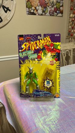 Marvel comics, Spider-Man Electro-Spark : toy Biz - vintage toy