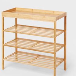 Bamboo Shoe Rack 