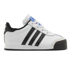 Adidas Toddler Samoa I ‘Cloud White/Core Black/Blue’ | SKU: FW3671 | Size 5K