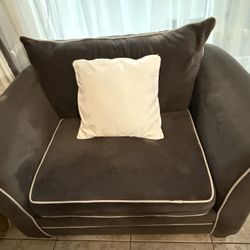Set Sofa Three Use Good Quality Gray