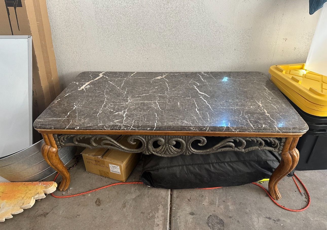 Real Marble Coffee Table