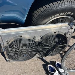 Chevy Radiator With Electric Fan