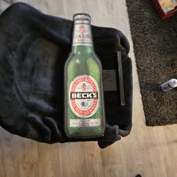 Vintage Beck's Double-Sided Blade Sign