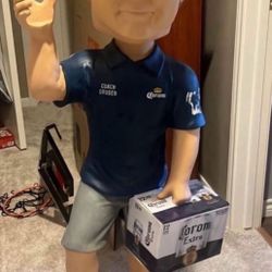CORONA BEER 4FT TALL COACH JON GRUDEN BOBBLEHEAD NODDER FOOTBALL JOHN TAMPA BAY