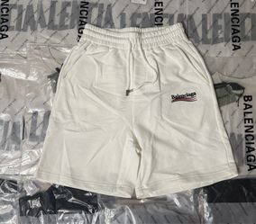 White balenciaga shorts👀