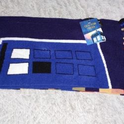 Dr. Who Tardis Scarf Multicolored Striped UNISEX 