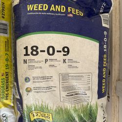 LESCO 50 lb. Weed and Feed Professional Fertilizer 18-0-9