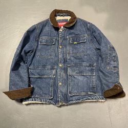 Wrangler Sherpa Lined Jean Jacket 