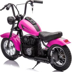 24V 250W Kids Electric Dirt Bike - Electric Motorcycle with 2 Speed Up to 14 MPH, 60 Min Ride Time, LED Light, Off-Road Dirt Bike for Boys & Girls Age