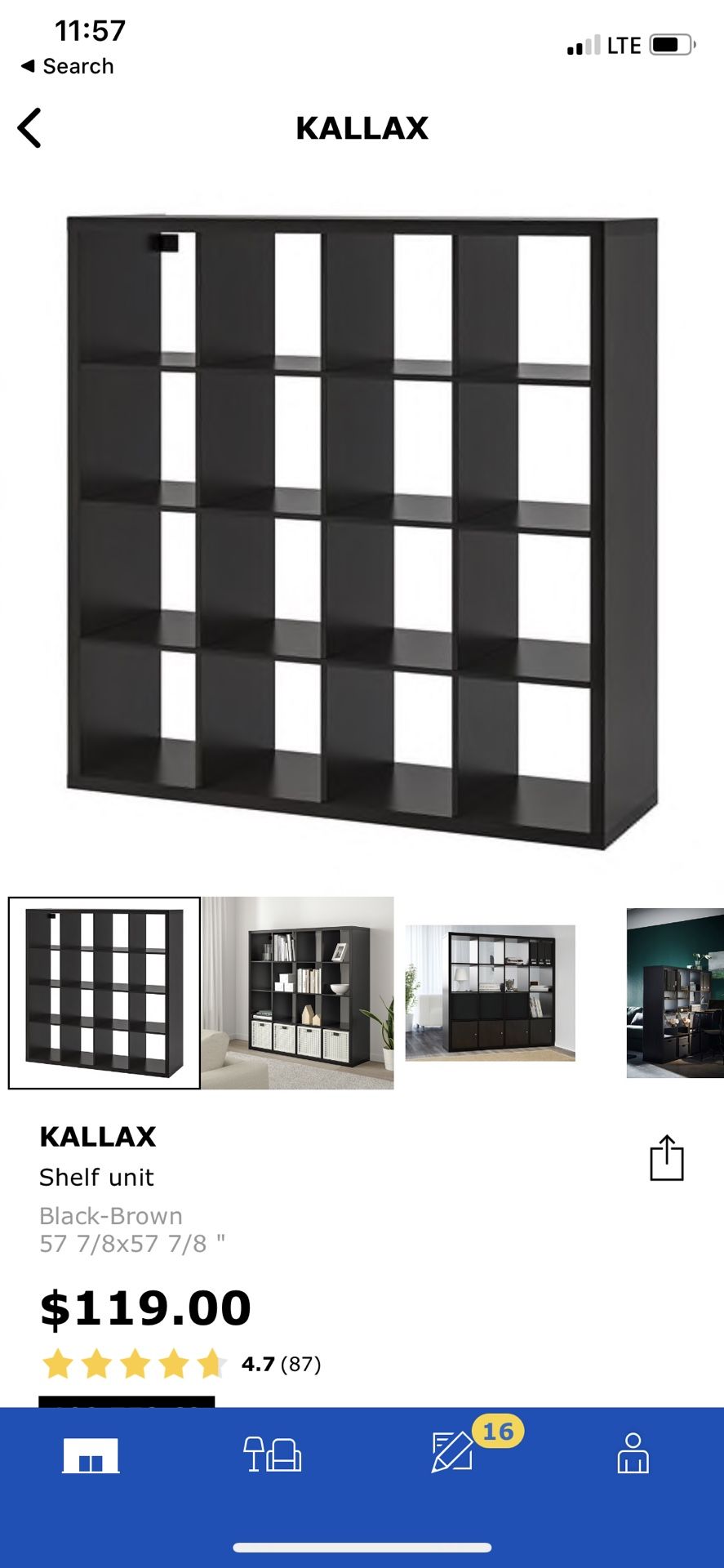 Ikea Kallax Shelf Unit