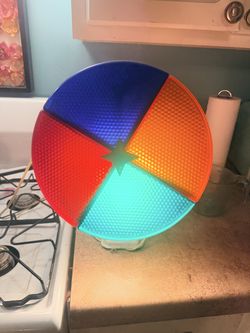 Working vintage motorized color wheel