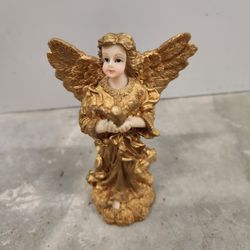 Vintage Angel With Dove In Hand 