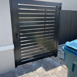 Aluminum Gates, Portones Tejido, Horizontal Gates, Aluminum Fence 