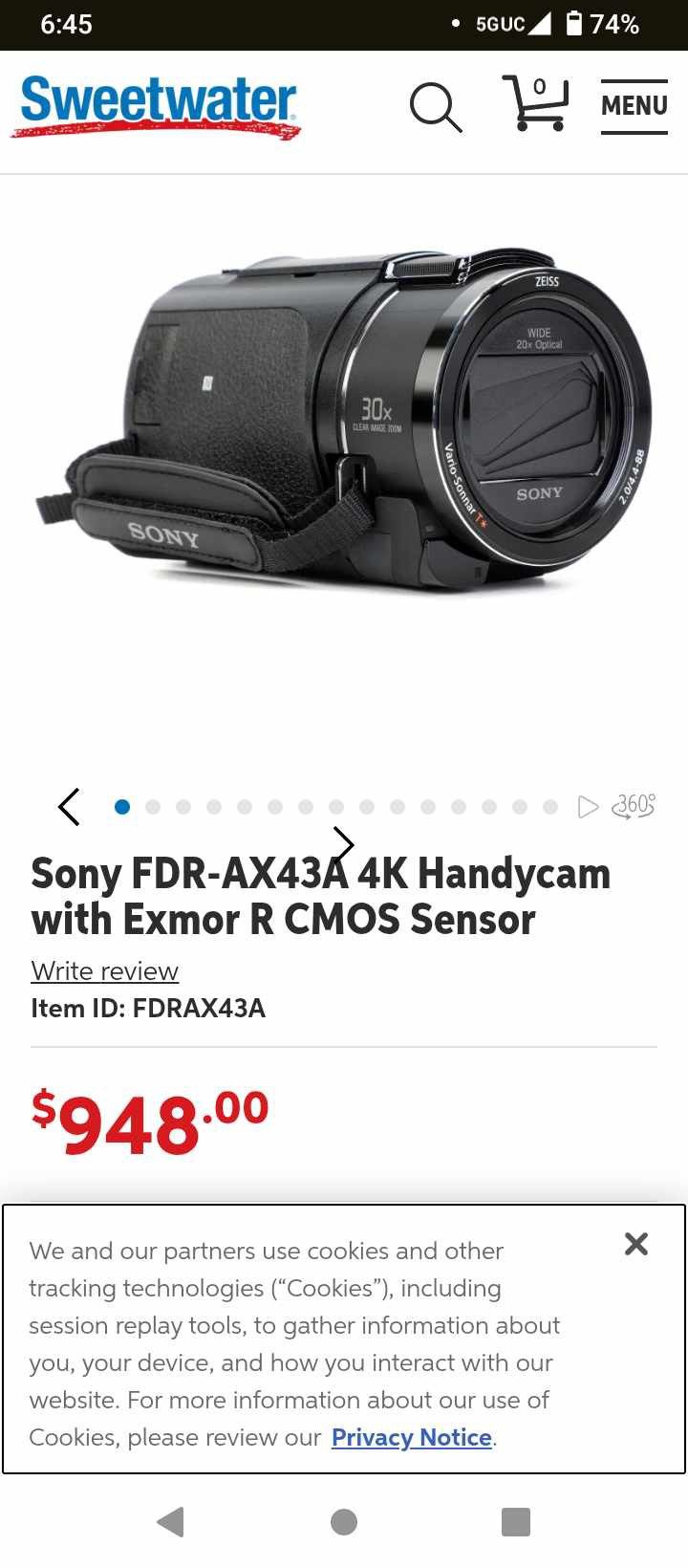 Sony Handy Cam