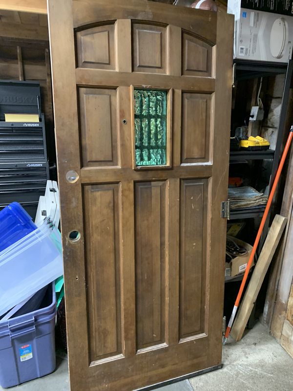 36 x 78” solid wood exterior door for Sale in Ruston, WA OfferUp