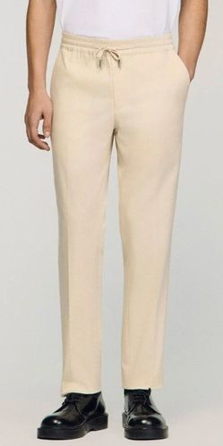 Sandro Men’s Elasticated Straight-Leg Trousers - size 36