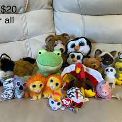 Ty Plushies Lot 