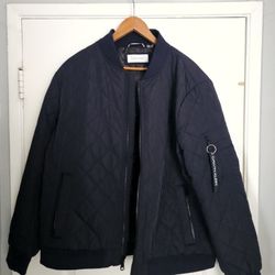 Men's Calvin Klein Jacket Xl Blue Chammara