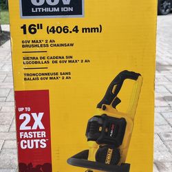 DEWALT Brushless Cordless Battery Powered Chainsaw Kit (NEW) (DCCS670T1)