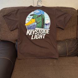 Keystone Light T-Shirt , Size S  Relaxed