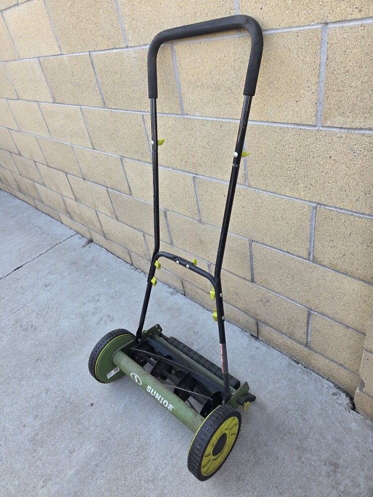 Manual Reel Push Lawn Mower+ Grass Catcher