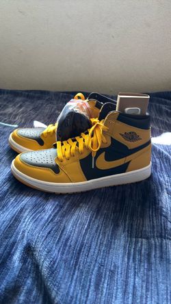 Brand new yellow air Jordan’s golf edition
