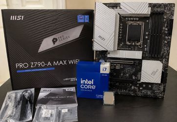 MSI Z790 a pro max WiFi + i7-14700k
