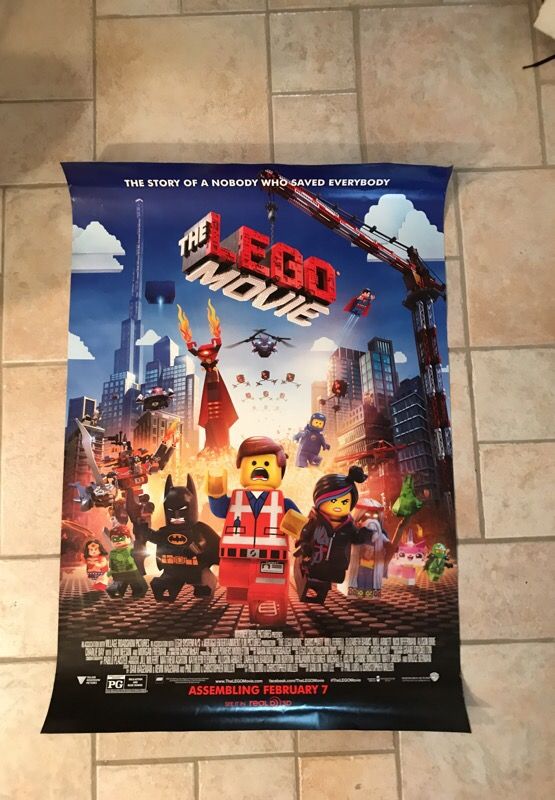 Lego movie poster