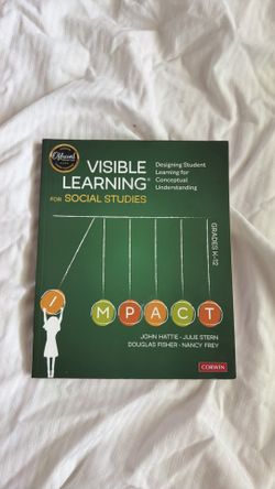 Visible learning for social studies textbook