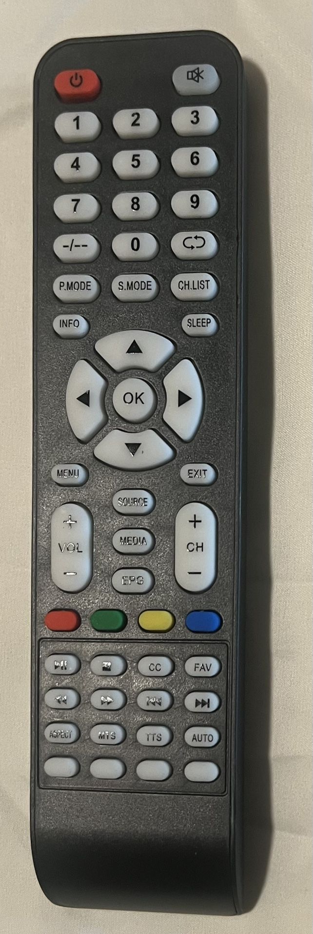 RC5504D Replacement Remote Control fit for Supersonic Smart LED LCD HDTV TV RC5504D SC-1511 SC-1311