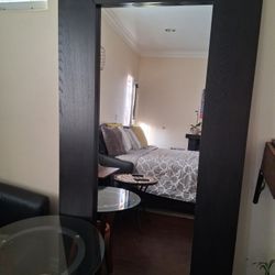 Ikea Full Lenght Mirror with Wood Frame