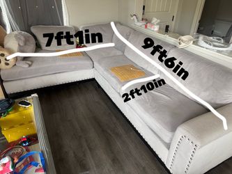 Left hand sectional couch