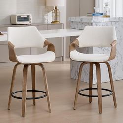 BESTANO 26 Inch Swivel Bar Stool