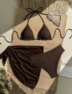 Brown bikini