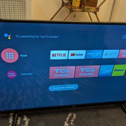 43" Inch TCL 4K Smart TV