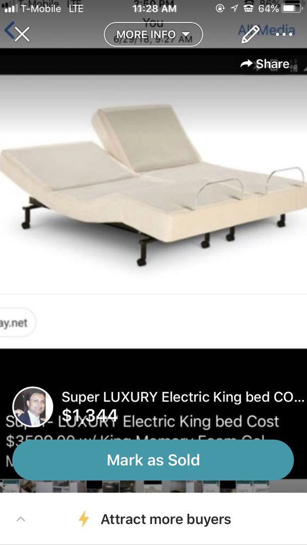 Ultra Luxury Electric King Bed Cost 3599 00w Memory Foam Ultra Luxury Electric King Bed Cost 3599 00w Memory Foam Matress Like New Remote Furniture In Miami Fl Offerup
