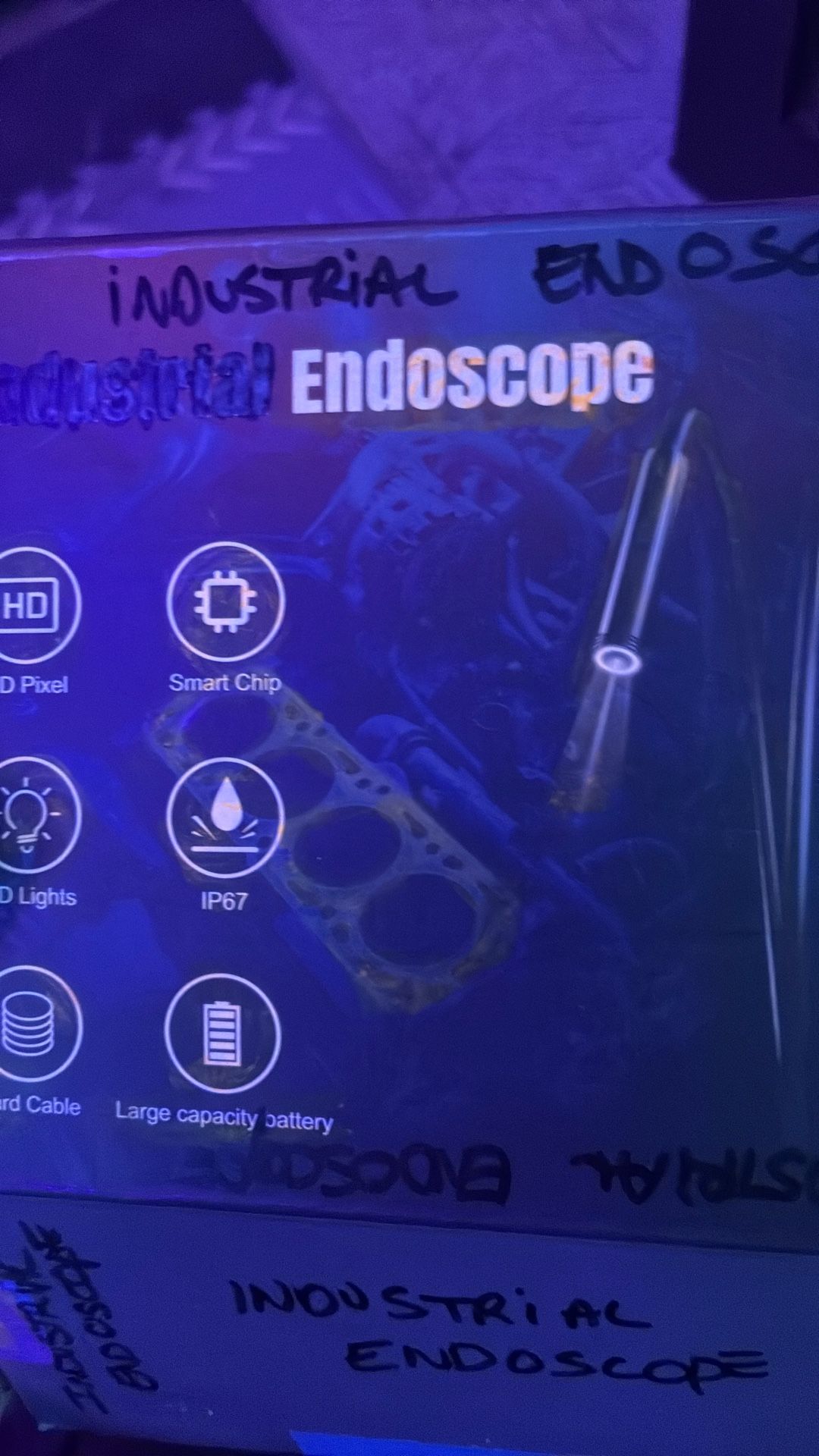 Industrial USB Rechargeable Endoscope