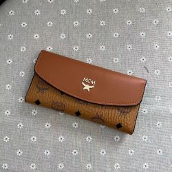 Mcm Large Tracy Visetos Women's Wallet