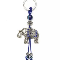 NEW Luckboostium Lucky Elephant Charm Keychain Evil Eye
